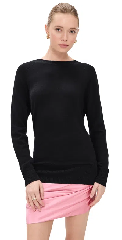 Christopher Esber Monument Cummerbund Cashmere Silk Mini Dress Neapolitan In Black