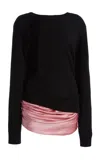 Christopher Esber Monument Cummerbund Silk Mini Dress