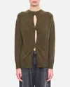 CHRISTOPHER ESBER MONUMENT OPEN TWIST CASHMERE SWEATER