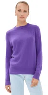 Christopher Esber Monument Open Twist Cashmere Sweater In Grape