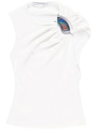 Christopher Esber Moodstone Tank Top In White