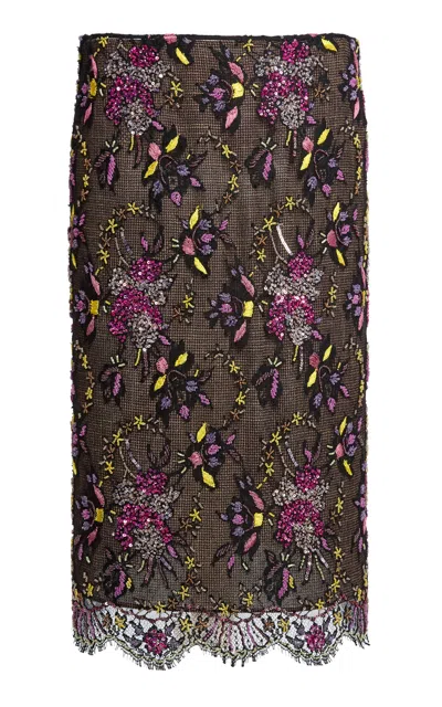 Christopher Esber Morpho Midi Skirt In Multi