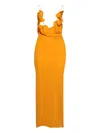 Christopher Esber Moulded Venus Dress In Yellow