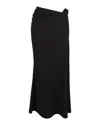 Christopher Esber Multi Bind Dual Linked Skirt In Black Polyester In Black