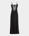 Christopher Esber Multi Verner Linked Chain Dress In Black