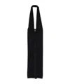 Christopher Esber Orbit-detail Halterneck Maxi Dress In Black