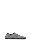 Christopher Esber Mesh Designed Minette Ballerina Shoes In Black