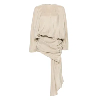 CHRISTOPHER ESBER CHRISTOPHER ESBER NEUTRALS DRESSES - EVENING DRESSES WOMEN