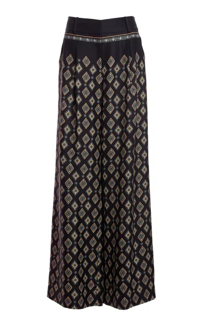 Christopher Esber Nexus Tailored Trousers In Print