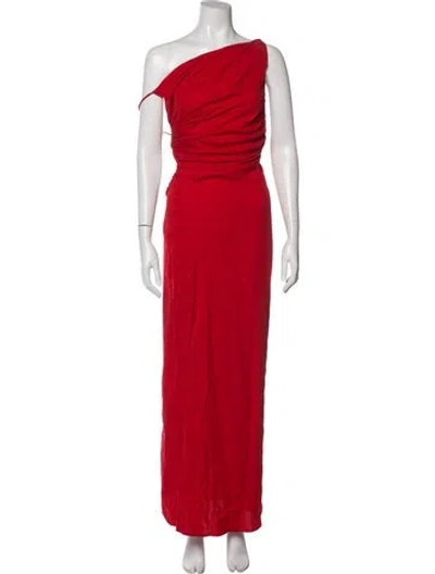 Pre-owned Christopher Esber Nylon Long Dress In Red