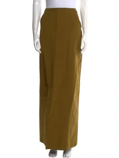 Pre-owned Christopher Esber Nylon Long Skirt W/ Tags In Green