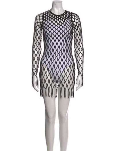 Pre-owned Christopher Esber Nylon Mini Dress In Multicolor