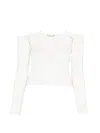 Christopher Esber Odessa Long-sleeve Top In White