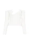 Christopher Esber Odessa Long-sleeve Top In White