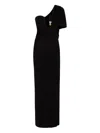 Christopher Esber One-shoulder Maxi Dress In Black