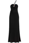 Christopher Esber Concave Stone One-shoulder Cami Maxi Dress