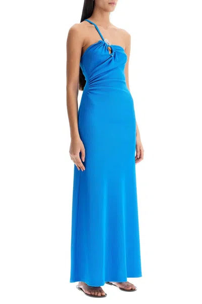 Christopher Esber One-shoulder Maxi Dress With In Blue