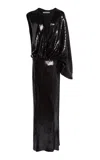 Christopher Esber Opaline Sequin Swaddled Gown