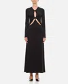 Christopher Esber Open Twist Cutout Maxi Dress In Black