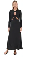 Christopher Esber Open Twist Cutout Maxi Dress In Black