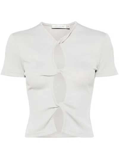 Christopher Esber Open Twist T-shirt In White