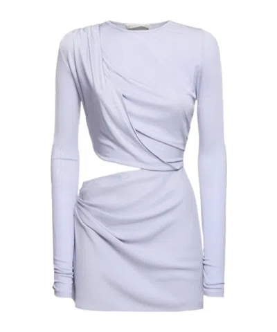 Christopher Esber Openwork Mini Dress In Purple