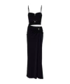 Christopher Esber Orbit Jersey Maxi Dress In Black