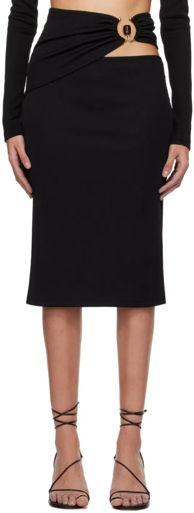 Christopher Esber Orbit Ribbed Midi Skirt