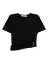 Christopher Esber Orbit Cotton Jersey Crop Top