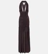 Christopher Esber Orion Maxi Dress In Brown