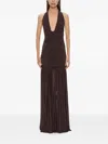 Christopher Esber Orion Maxi Gown In Brown