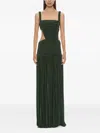 Christopher Esber Orion Separation Abendkleid Mit Cut-out In Green