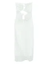 Christopher Esber Paisley-ring Dress In White