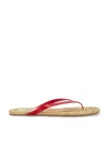 Christopher Esber Palma Flip Flop In Red