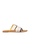 Christopher Esber Paloma Vapour Flat Sandal In Multi