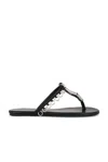 Christopher Esber Pierced Flip Flop In Black
