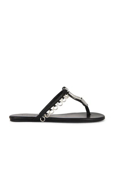 Christopher Esber Pierced Flip Flop In Black