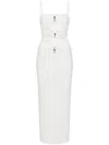 Christopher Esber Cutout Midi Dress In White