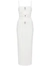 CHRISTOPHER ESBER PIERCED ORBIT MIDI DRESS