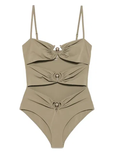 CHRISTOPHER ESBER PIERCED ORBIT SWIMSUIT