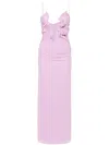 Christopher Esber Moulded Venus Maxi Dress In Purple