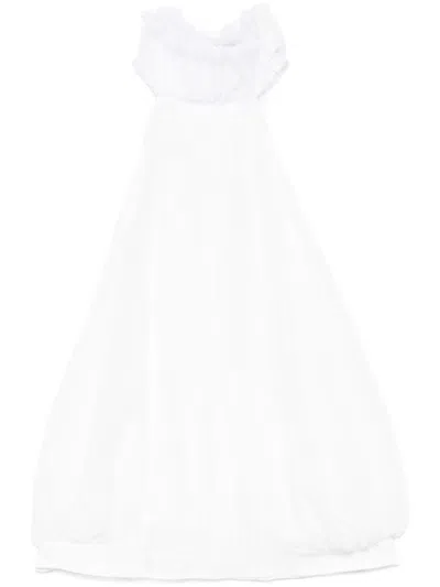 Christopher Esber Pintuck-detail Halterneck Top In White