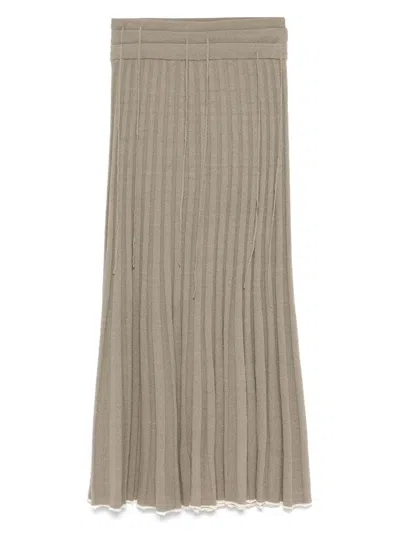 Christopher Esber Pleated Maxi Skirt