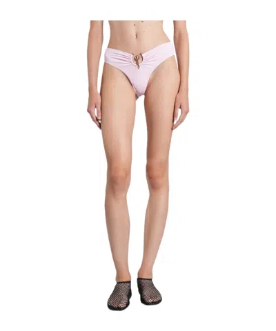 Christopher Esber Pleated Swim Trunks In Brown