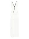 Christopher Esber Plunge V-neck Dress In White
