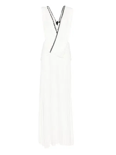 CHRISTOPHER ESBER PLUNGE V-NECK DRESS
