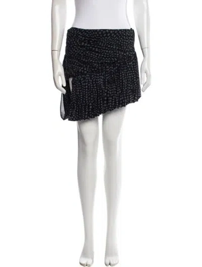 Pre-owned Christopher Esber Polka Dot Print Mini Skirt W/ Tags In White