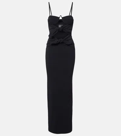 Christopher Esber Porto Cutout Maxi Dress In Black