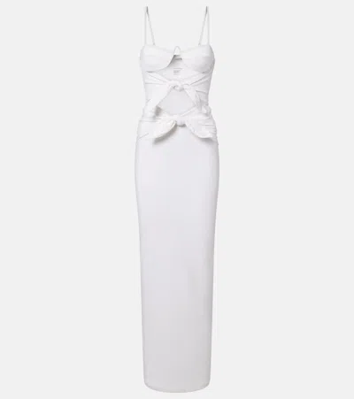 Christopher Esber Porto Cutout Maxi Dress In White