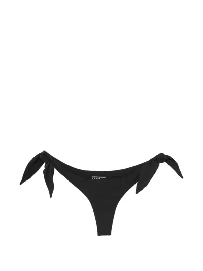 Christopher Esber Porto Side-tie Bikini Buttom In Black